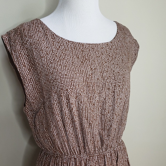Zara Basic sleeveless brown dress - Picture 2 of 7